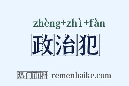 政治犯是什么意思的图片